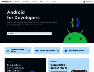 developer.android.google.cn screenshot