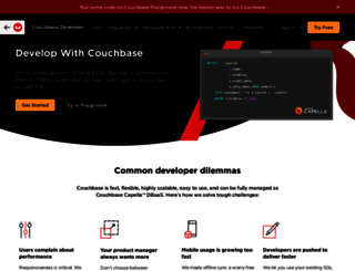 developer.couchbase.com screenshot