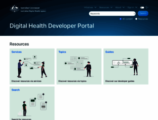 developer.digitalhealth.gov.au screenshot