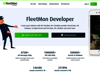 developer.fleetmon.com screenshot