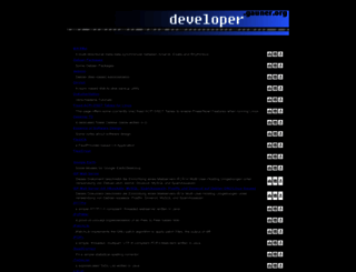 developer.gauner.org screenshot