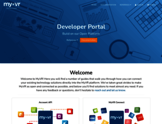 developer.myvr.com screenshot