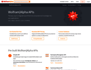 developer.wolframalpha.com screenshot