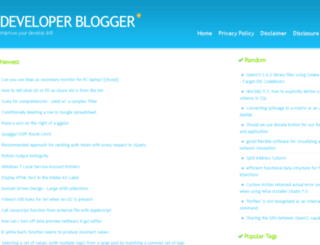 developerblogger.com screenshot