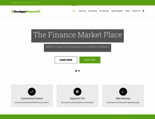 developerfinancehub.com screenshot
