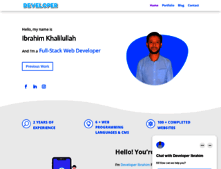 developeribrahim.xyz screenshot
