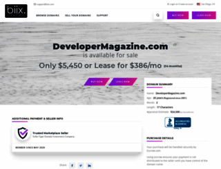 developermagazine.com screenshot