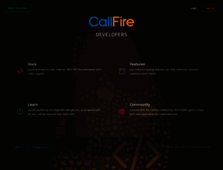developers.callfire.com screenshot