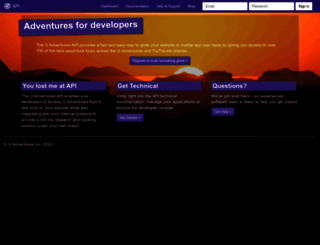 developers.gadventures.com screenshot