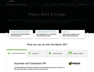 developers.meraki.com screenshot