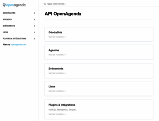 developers.openagenda.com screenshot