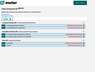 developers.owler.com screenshot