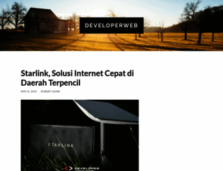developerweb.net screenshot