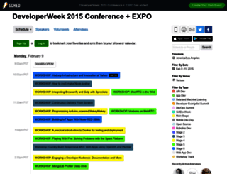 developerweek2015conferenceexpo.sched.org screenshot