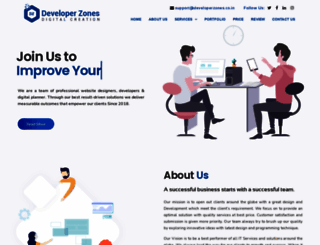 developerzones.com screenshot