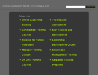 development-first-training.com screenshot