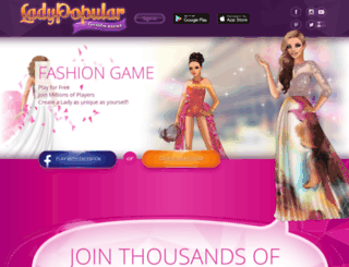 development.ladypopular.com screenshot