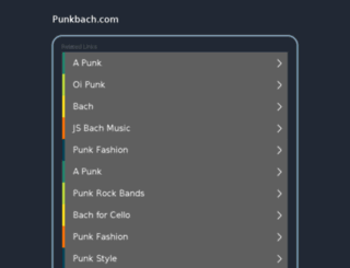 development.punkbach.com screenshot