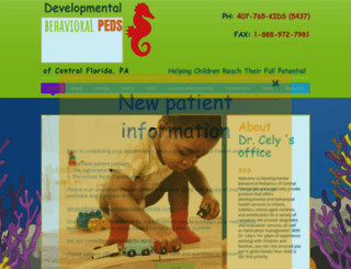developmentalpediatricsflorida.com screenshot