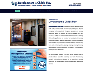 developmentischildsplay.com screenshot