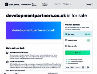 developmentpartners.co.uk screenshot