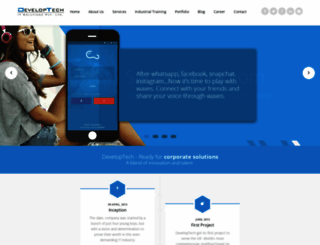 developtech.in screenshot