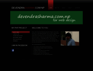 devendrasharma.com.np screenshot