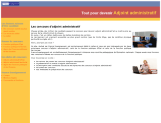 devenir-adjoint-administratif.fr screenshot