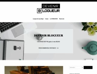 devenir-blogueur.com screenshot