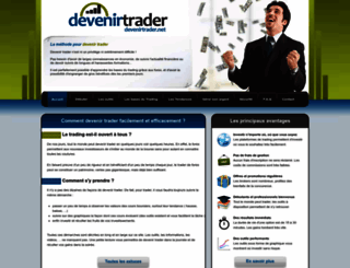 devenirtrader.net screenshot