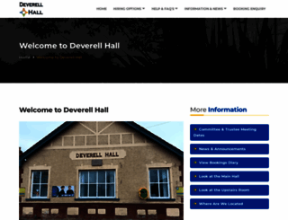 deverellhall.co.uk screenshot