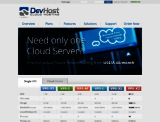 devhost.com screenshot
