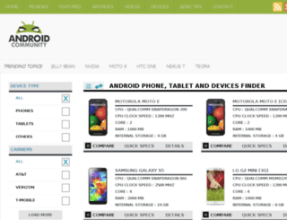 device.androidcommunity.com screenshot
