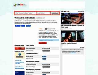devilfinder.com.cutestat.com screenshot