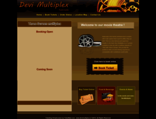 devimultiplex.in screenshot