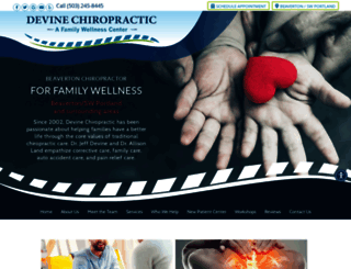 devinechiropractic.com screenshot