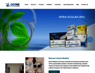 devinemeditech.com screenshot