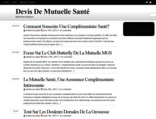 devis-de-mutuelle.org screenshot