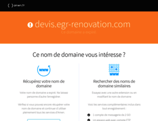 devis.egr-renovation.com screenshot