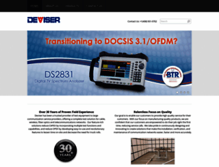 deviserinstruments.com screenshot