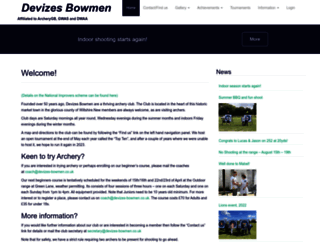 devizes-bowmen.co.uk screenshot