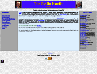 devlin-family.com screenshot