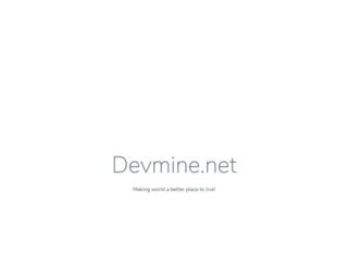 devmine.net screenshot
