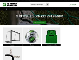 devoetbalwinkel.com screenshot