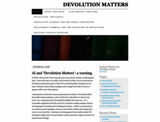 devolutionmatters.wordpress.com screenshot