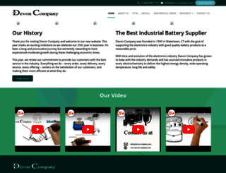 devon-company.com screenshot