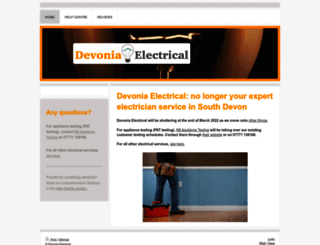 devonia-electrical.co.uk screenshot