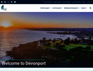 devonport.tas.gov.au screenshot