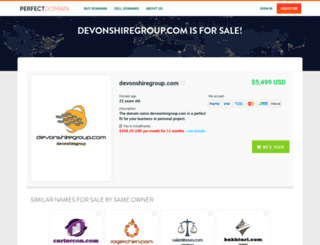 devonshiregroup.com screenshot