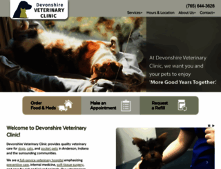 devonshirevetclinic.com screenshot